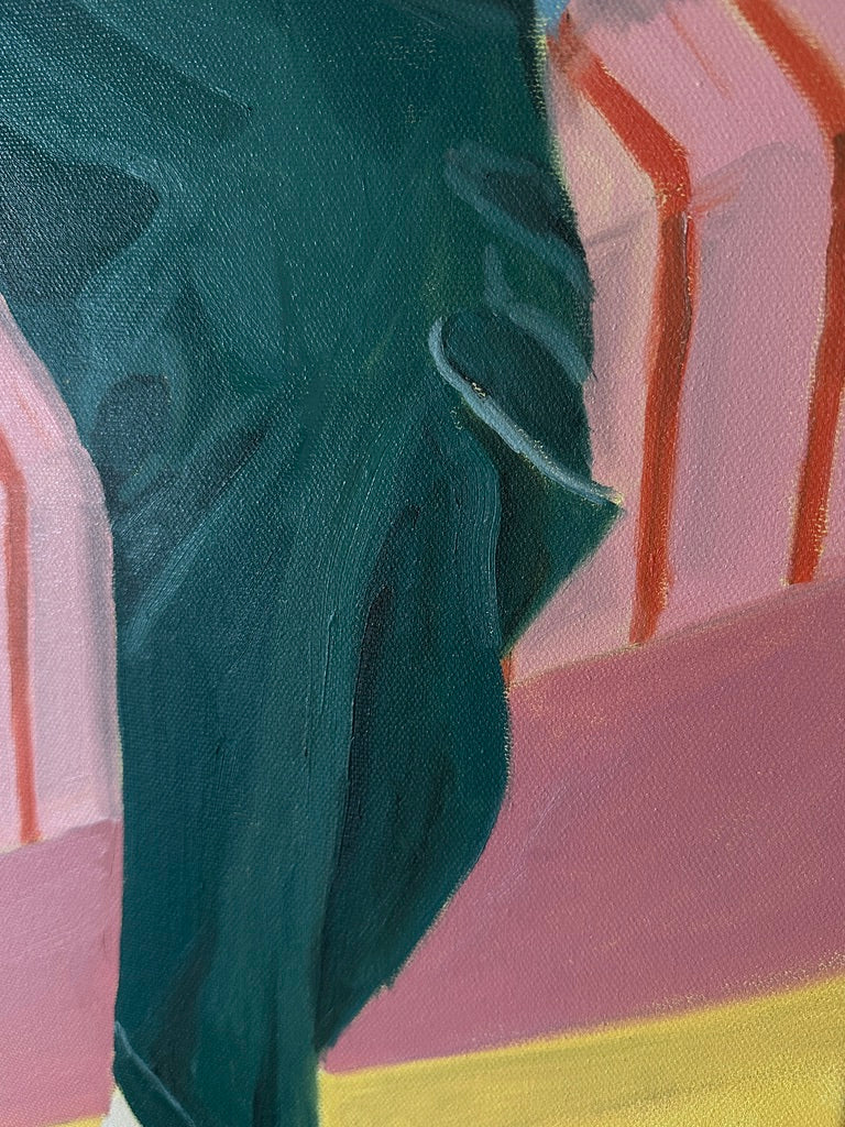 Pink Sofa, Unique original oil on canvas - Image 8