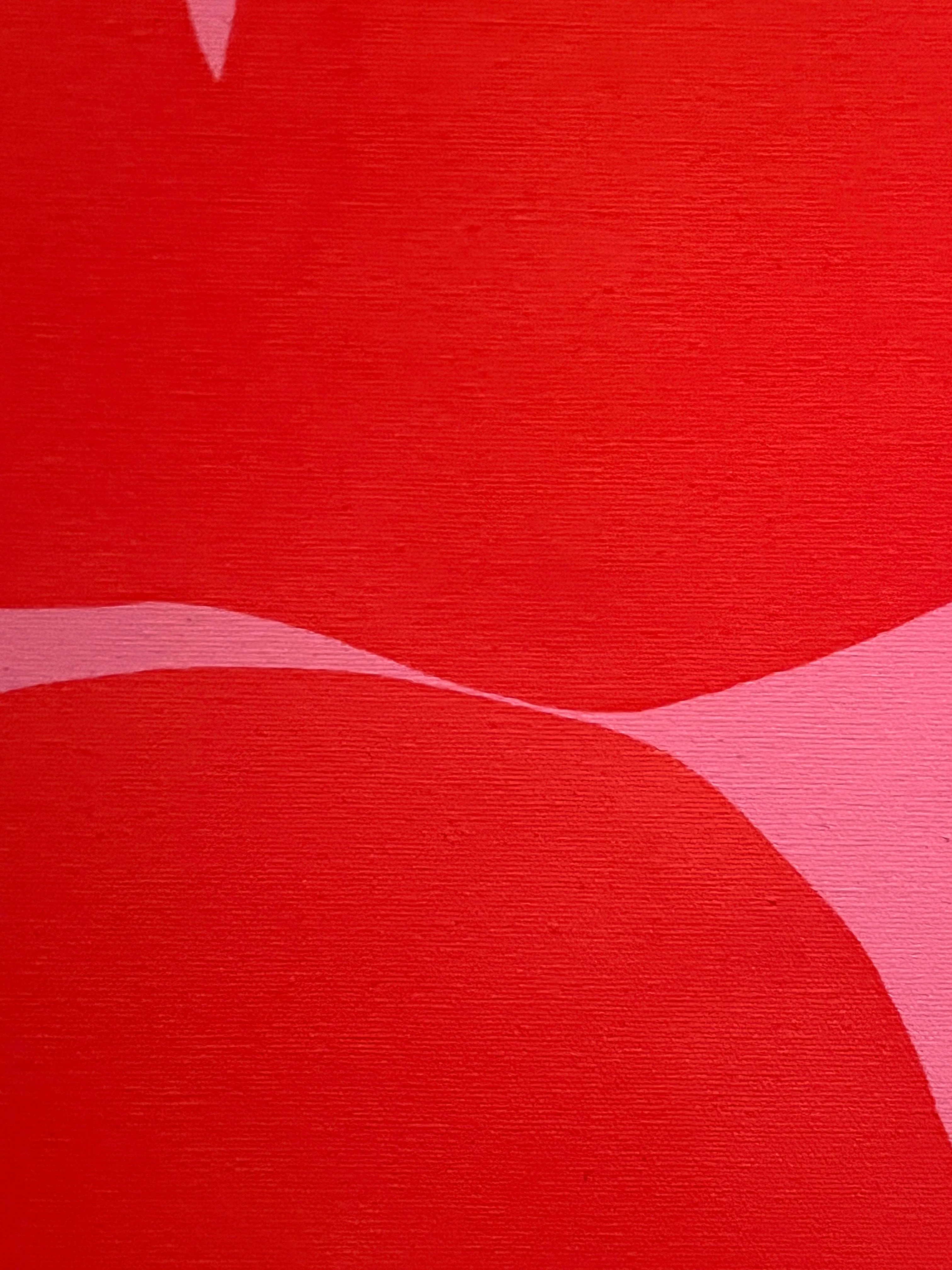 Flower, original painting on canvas - Image 5