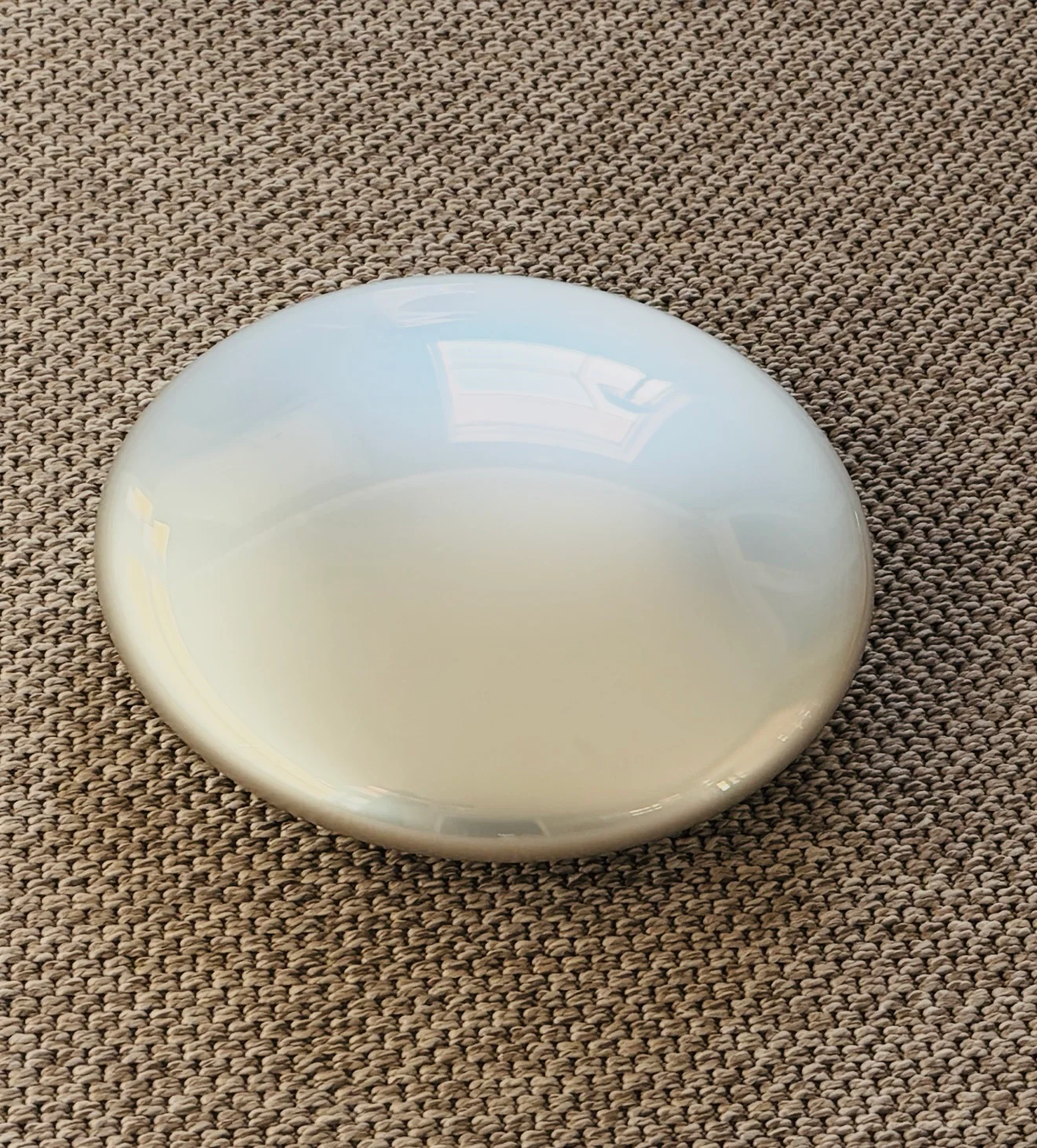 Glass sculpture, Portal White Frosty, wall sculpture, handmade - Image 2