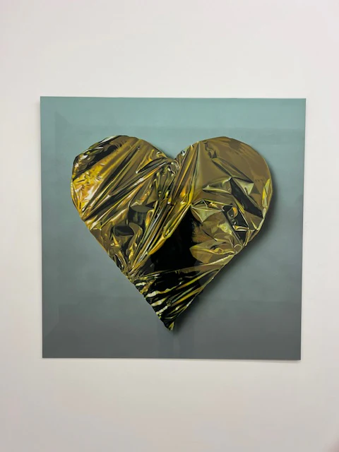 HEART, original spray on plexi - Image 4