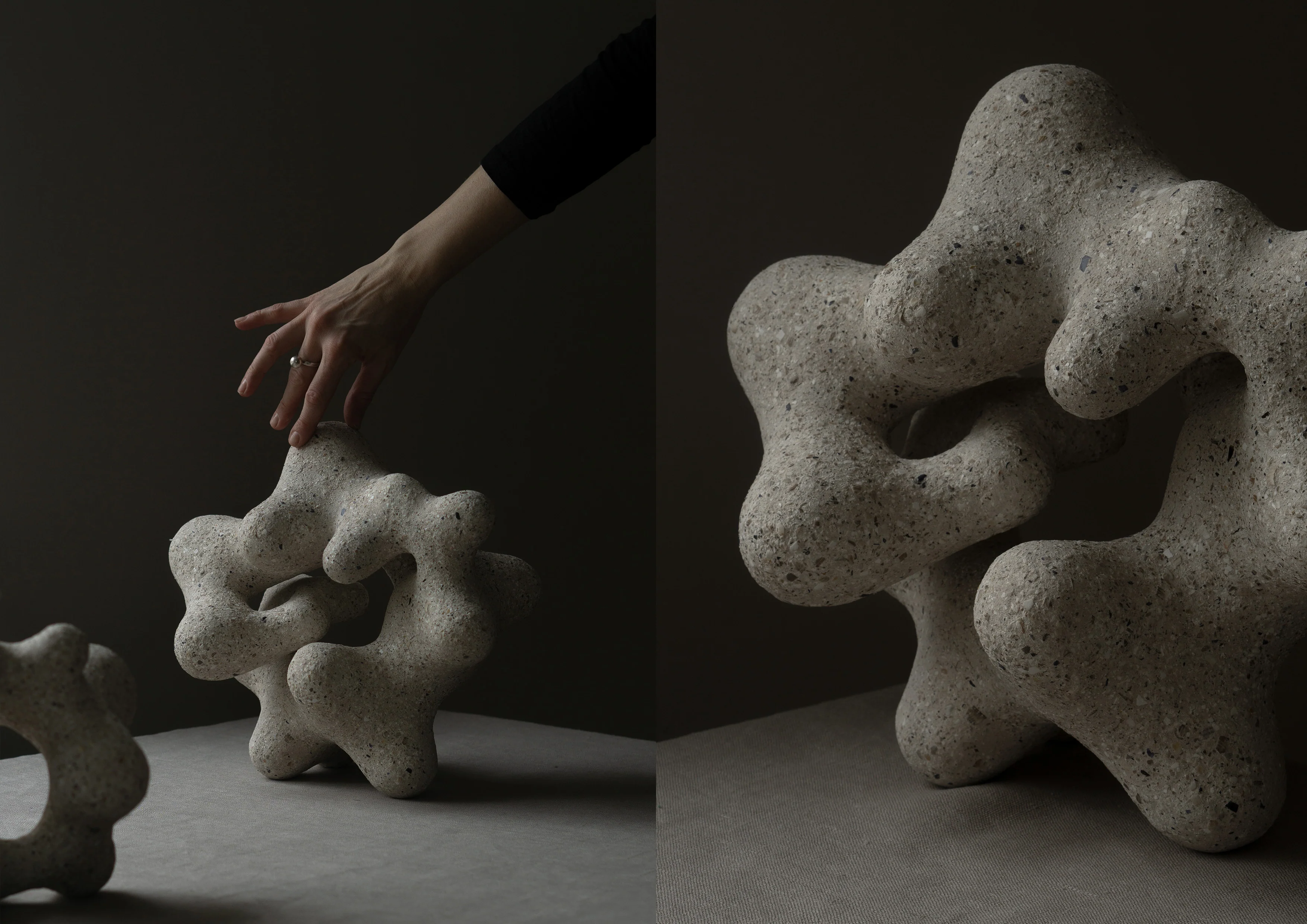 Mussels 003, unique and handmade sculpture, reused material - Image 8