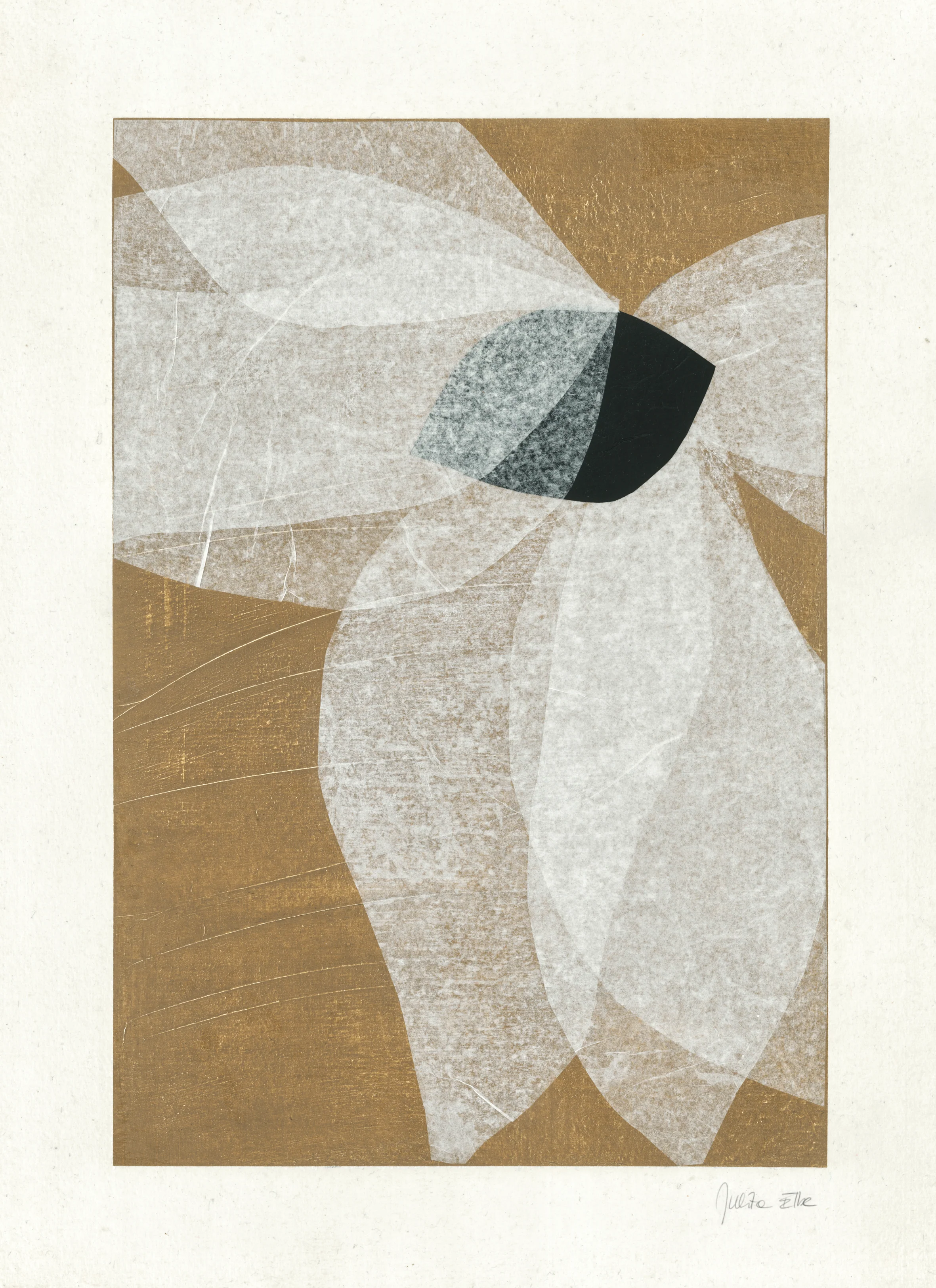 Organic landscape 02, collage, handmade - Image 4