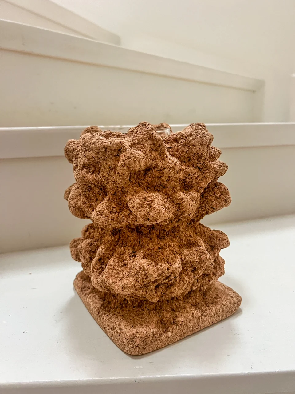 Organic, Vase/sculpture in cork - Image 3