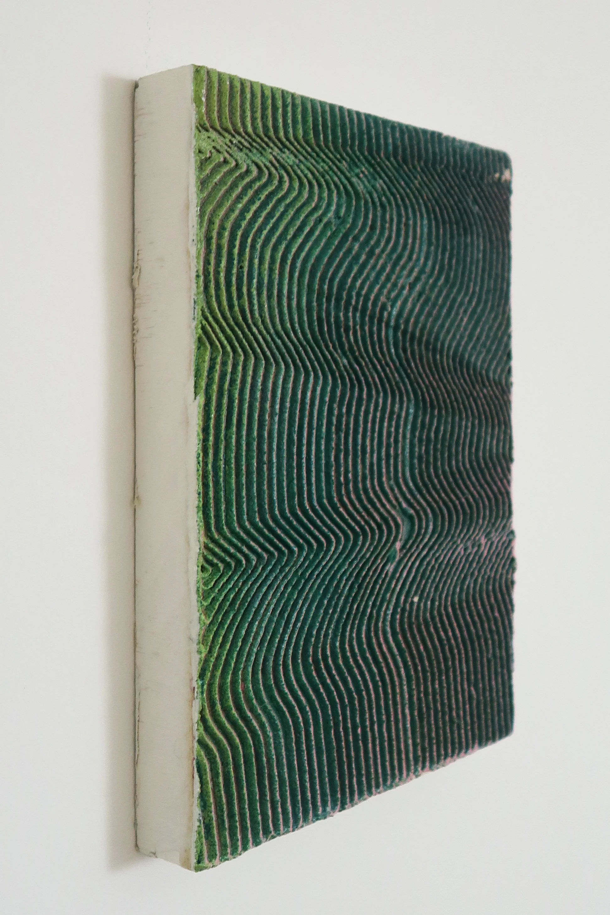 Original painting, Green to Pink - Image 4