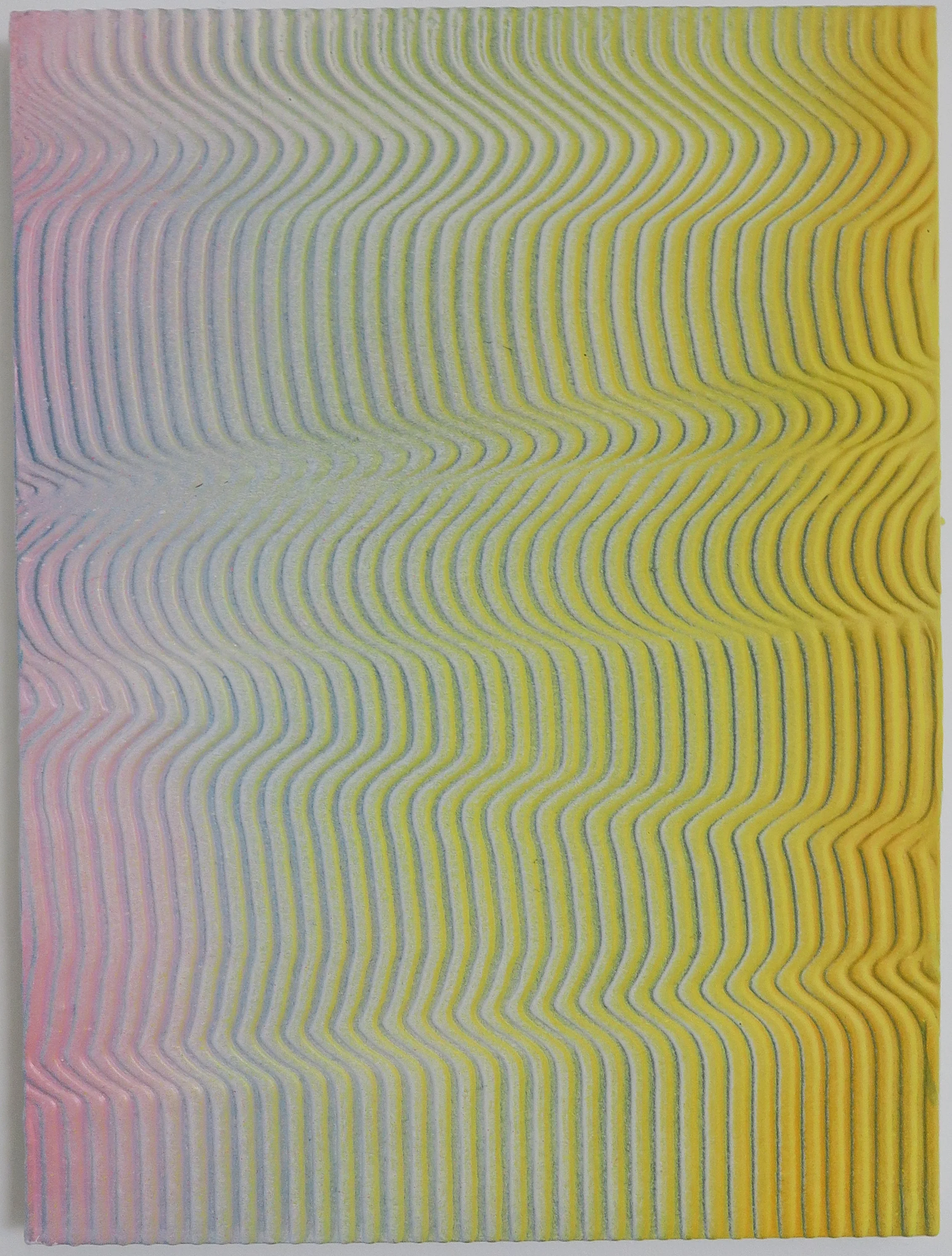 Original painting, Pink to Yellow - Image 4