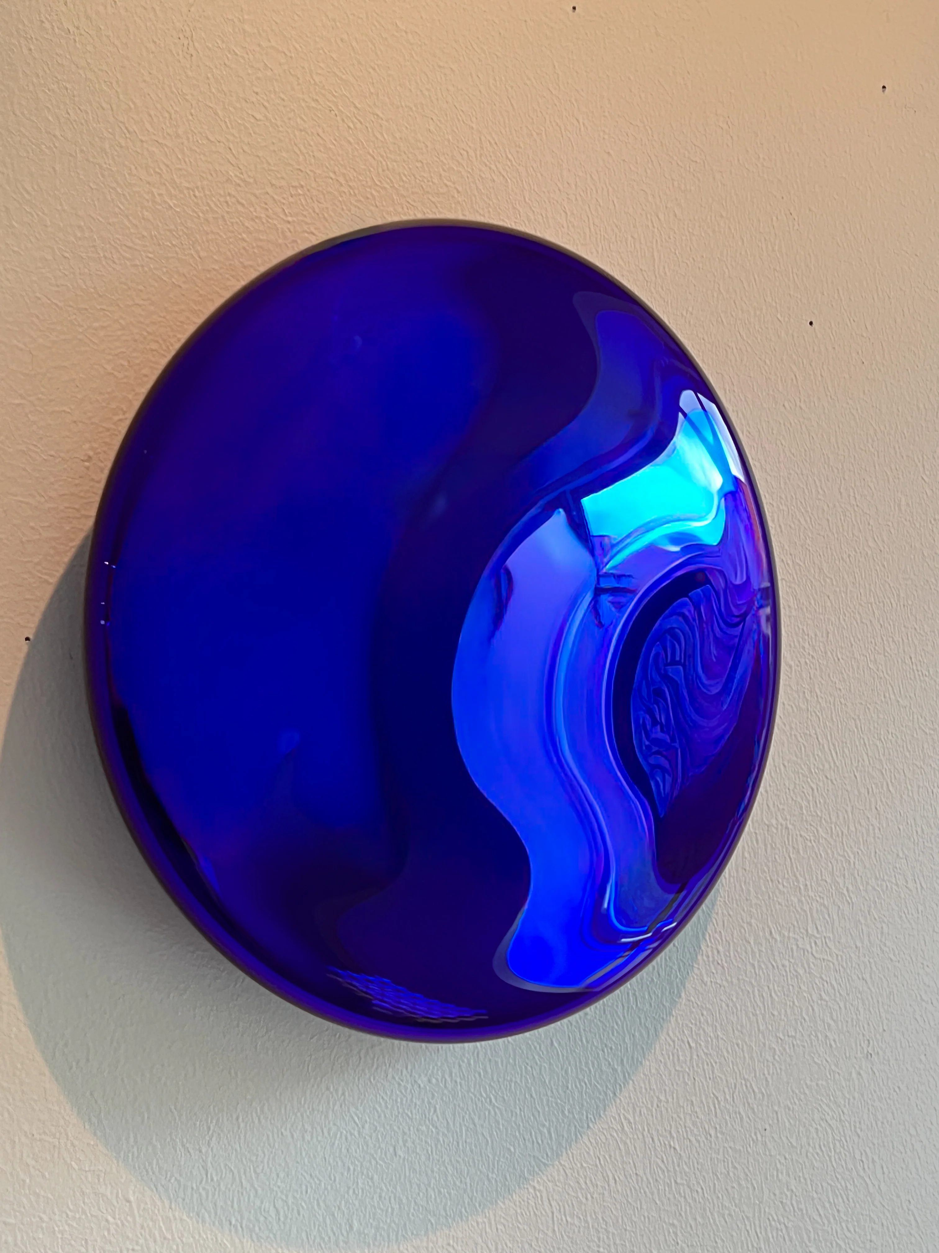 Portal blue, handmade
