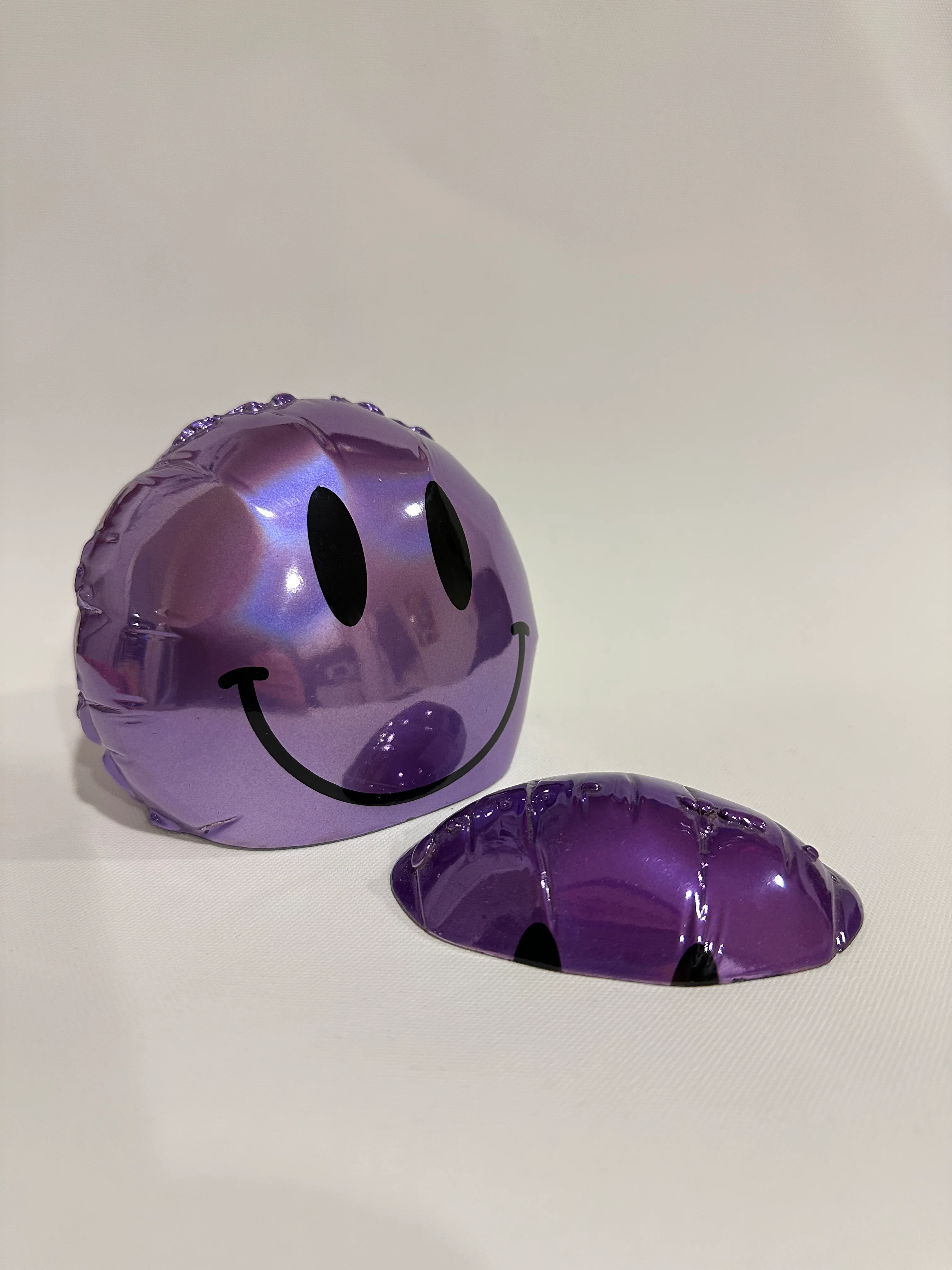 Purple Smile, Sculpture in 2 pieces - Image 2