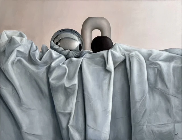 Reflection, original painting, oil on canvas - Image 2